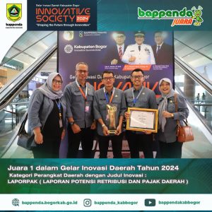 BAPPENDA RAIH JUARA 1 DALAM GELAR INOVASI DAERAH 2024